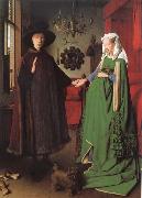 Jan Van Eyck Betrothal of the Arnolfinis France oil painting artist
